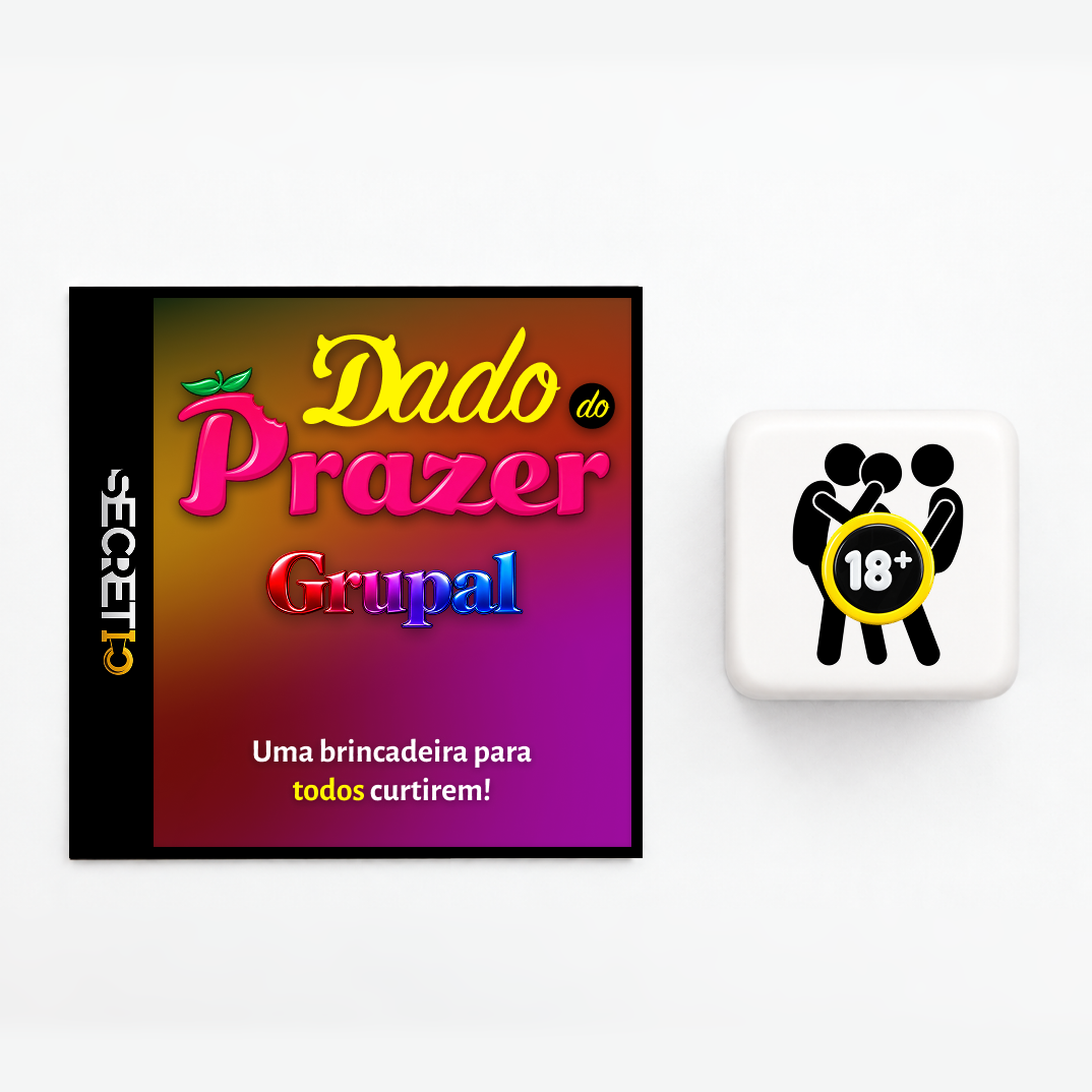Jogo de Dado Erótico - Dado do Prazer (Grupal)